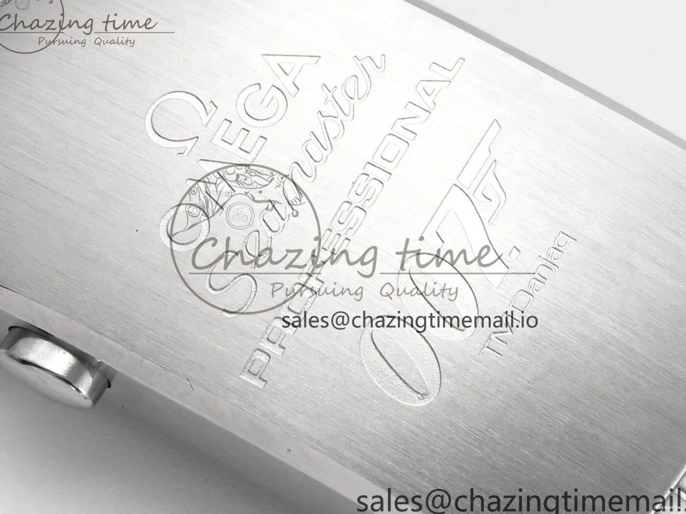 0409 HighQuality Seamaster Diver 300M OMF 1:1 Best Edition Blue Red Ceramic White Dial on SS Bracelet A 7705